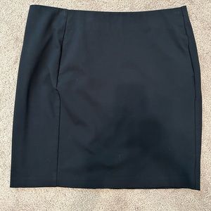 J.Jill Ponte Knit Black Skirt Size XL